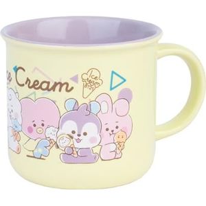 Grupo Erik BT21 Official Merchandise Ceramic Mug | 375 ml Kawaii Coffee Mug, Tea Mug, Cool Gifts | BT21 Mug, BT21 Merchandise, BT21 Gifts, BTS Merch, BTS Merchandise