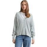 Tom Tailor Denim - Regular Fit - Gebreid Jack - Mêlee - Katoenmix