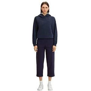 TOM TAILOR Dames Loose Fit joggingbroek 1032639, 30025 - Navy Midnight Blue, 34W / 28L