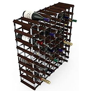 RTA 72 fles traditionele wijnrek-kit-donkere dennen (FSC), opslag