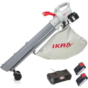 IKRA Accu Bladzuiger Bladblazer 3in1 IALS 2-20 incl. 2x oplaadbare batterij & dubbele snellader