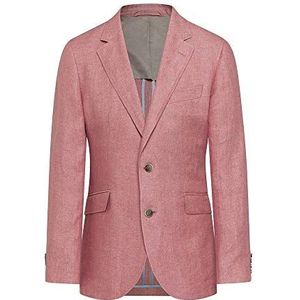 Hackett London Delave Linen Hopsack Herenjas, roze (roze 325), 46