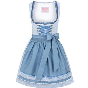 Wiesnwuid Dirndl Lilly jurk voor bijzondere gelegenheden, lichtblauw, 40