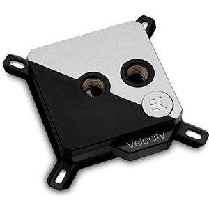 Ventielwiel EK Water Blocks EK-Velocity Strike RGB – mat zwart + zilver