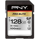 PNY Pro Elite SDXC card 128GB Class 10 UHS-I U3 100MB/s
