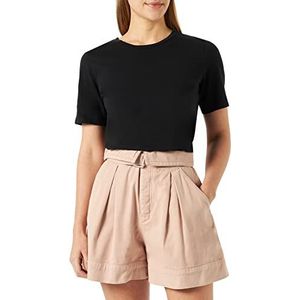 Pinko Judo Shorts Gabardina zachte shorts voor dames, O37_beige rugby, 44 NL
