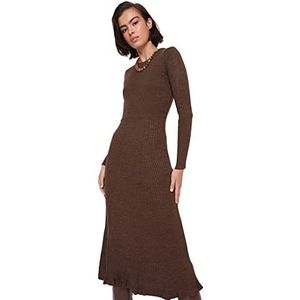 Trendyol Jurk - Bruin - Midi, BRON, S