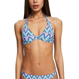 ESPRIT Dames Maris Beach RCS h.apex.Bra Bikini, Bright Blue 3, 38D, Helder Blauw 3, D