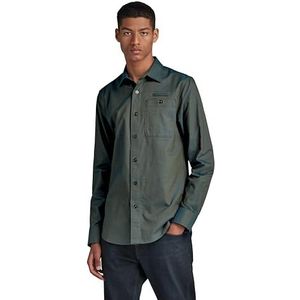 Bristum 2.0 Slim Shirt ls, Meerkleurig (Galaxy Fisher/Tobacco Oxford D23553-c895-g099), S