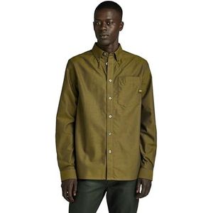 One Pkt Regular Shirt met lange mouwen, Meerdere kleuren (Tobacco/Imperial Blue Oxford D24292-7665-g295), M