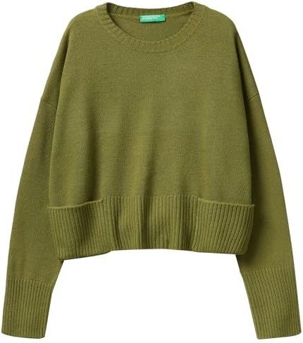 UNITED COLORS OF BENETTON - Trui - Kiwi - Knitwear - Lange Mouw