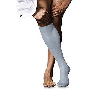 FALKE - Heren Kniekousen No. 10 - Blauw Light Blue 6594 - 1 Paar