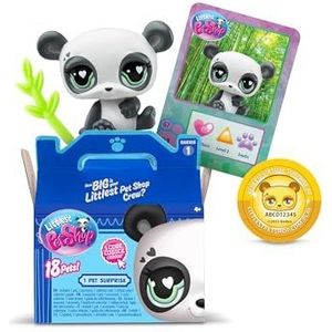 Littlest Pet Shop Verrassingsdoos | Elke verrassingsdoos voor huisdieren bevat 1 LPS mini-huisdierspeelgoed, 1 accessoire, 1 verzamelkaart en 1 virtuele code | Verzamelspeelgoed voor meisjes en