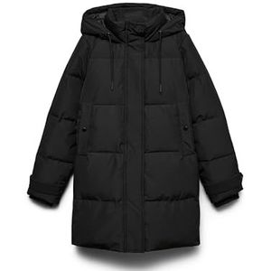 Jas - Hoge Opstaande Kraag - Lange Mouwen - Ritssluiting - Voorzakken - Donsvoering