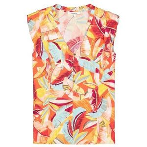 GARCIA DE LA CRUZ Damesshirt met korte mouwen, oranje (papaya punch), M