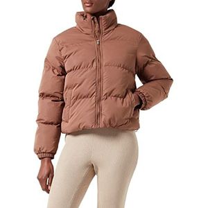 Urban Classics Dames Dames Short Peached Puffer Jacket Jacket, bark, XS