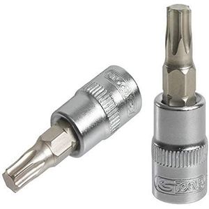 KS Tools 922.1577 TORX®-schroevendraaier-dopsleutel, 1/4 inch, L 37 mm, T8 – ULTIMATE® – chroom-vanadium – zijdemat verchroomd