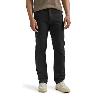 Wrangler Men's Free-to-Stretch Regular Fit Jean, Black, 42W x 32L