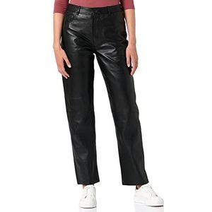 JJXX - Grace - Leren Broek - Zwart - 5-Pocket