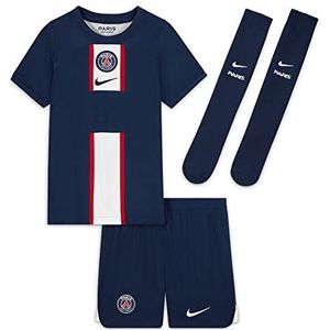 NIKE Kinderset, uniseks, Paris Saint-Germain 2022/23 Home, Midnight Navy/White/Midnight Navy, DJ7897-411, M