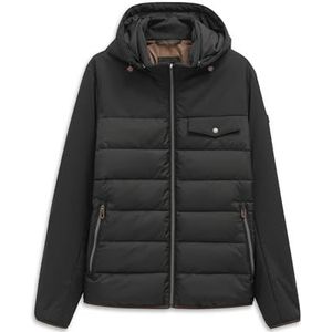 bugatti Herenjas, winterjas, herfst, winter, capuchon, waterafstotend, 290-zwart, 48