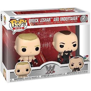 Funko Pop! WWE: Lesnar & Undertaker en Undertaker - vinyl verzamelfiguur - cadeau-idee - officiële handelsgoederen - speelgoed voor kinderen en volwassenen - sportfans - modelfiguur voor verzamelaars