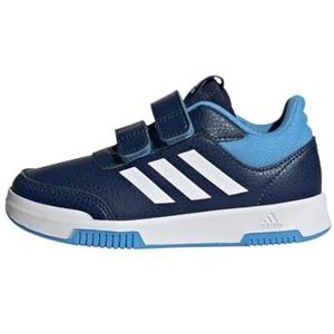 adidas Tensaur Hook and Loop Shoes uniseks-kind Sneaker Sneaker, Dark Blue/Cloud White/Blue Burst, 19 EU