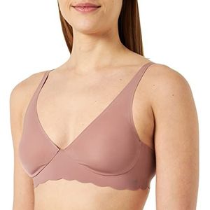 Sloggi Dames Zero Microfibre 2.0 H Soft Bra BH, Cacao, L