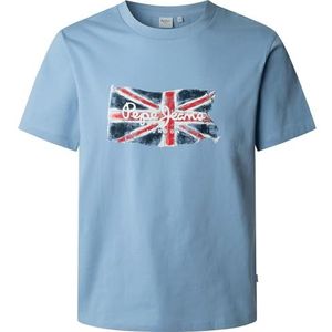 Pepe Jeans - Clag - T-shirt - SoHo Blauw - Katoen