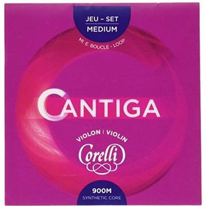 Corelli vioolsnaren Cantiga set met lus medium 900M