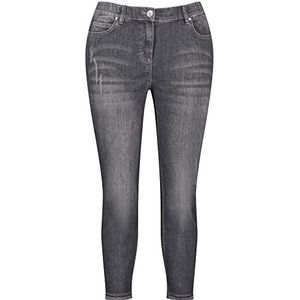 Samoon Dames BettyJeans Jeans, Black Denim, 42