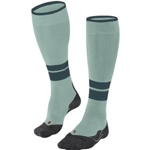 FALKE Dames Wandelsokken TK Compression W Kh wol functioneel materiaal met compressie 1 paar, Groen Mint 7630, 35-38
