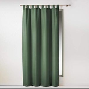 Wicotex - gordijnen - kant en klaar - polyester - groen - 140x260cm - met ophanglus