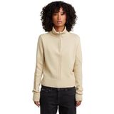 Milano Half Zip Knit - Wit - Dames