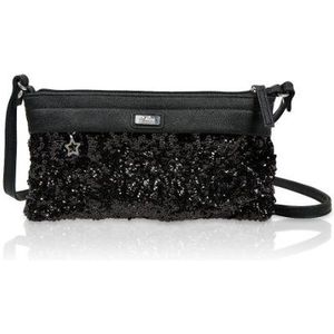 s.Oliver (Bags Special Clutch 39.311.94.8922, dames clutches 27x16x3 cm (B x H x D), Zwart Zwart Zwart Zwart 9999