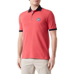 Armor Lux Poloshirt met korte mouwen, Cardinal E24, S
