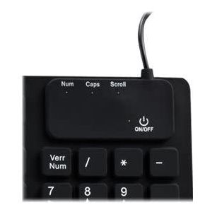 Microcable - Bedraad Waterproof Silicone - Toetsenbord - Zwart - IP68-gecertificeerd