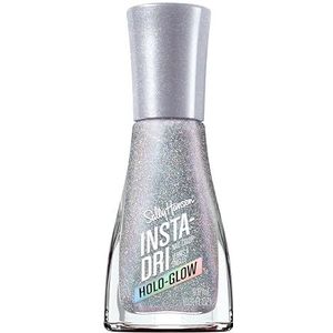 Sally Hansen Insta-Dri, Holo-Glow, Shine Bright, Nail Polish, Easy to Use, Stays Put, Beautiful Colors, Glides On, No Smudges, 0.3oz