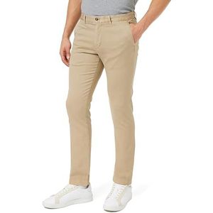Tommy Hilfiger Heren Broek Bleecker Slim Fit Chino, Beige (Batique Khaki), 38W / 34L