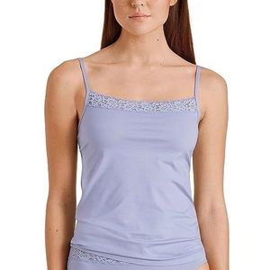 CALIDA Natural Comfort Lace dames spaghetti-top, lanquid lavendel, Lanquid Lavender, 40/42 NL