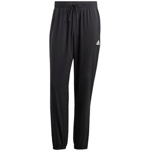 adidas Heren AEROREADY Essentials Stanford Elastic Cuff Small Logo Pants, Black, S Short