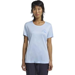 Jack Wolfskin - Peak Graphic - T-shirt - Blauw - Korte Mouwen