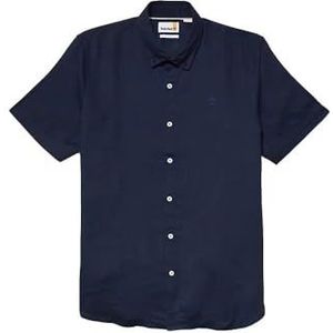 Timberland Linnen T-shirt voor heren, donker denim, S