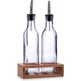 Quid Naturalia Olie- en azijnset, glas, 260 ml, transparant