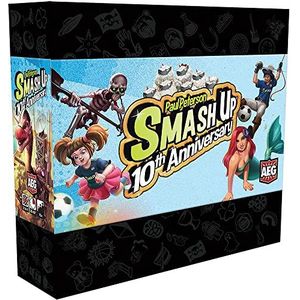 Alderac Entertainment - Smash Up 10th Anniversary Set - Card Game - Standalone - Expansion - For 2-4 Players - From Ages 12+ - English