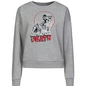 RUNNOWEEN Adamski damessweatshirt voor vrije tijd|sport, Grijs, XS