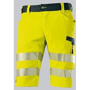 BP 2045-847-6656 shorts, 85,5% polyester/12% katoen/2,5% elastolefine, waarschuwingsgeel/antraciet, moderne pasvorm, maat 60n