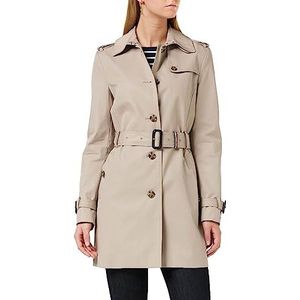 Tommy Hilfiger Trenchcoat voor dames Heritage Single Breasted Trench, medium taupe, XL