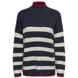 Only - Gebreide Trui - Hoog Te Sluiten Kraag - Lange Mouwen - Regular Fit