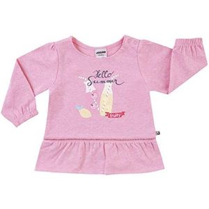 Jacky Shirt met lange mouwen voor meisjes, maat: 92, leeftijd: 19-24 maanden, zoemerknop, roze-melange, 1319350, roze (roze-melange 7400), 68 cm